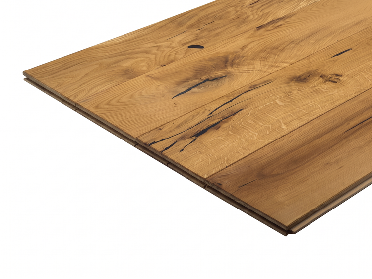 Massivholzdiele Eiche Rustikal RM geschliffen naturgeölt 2200 x 140 x 20 mm