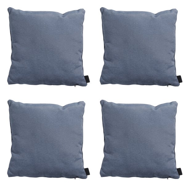 Dekokissen Panama Saphirblau - Ca. 60x60 cm - 4er-Set