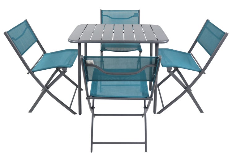 5 tlg. Bistroset Balkonset Gartenset Sumila 80x55