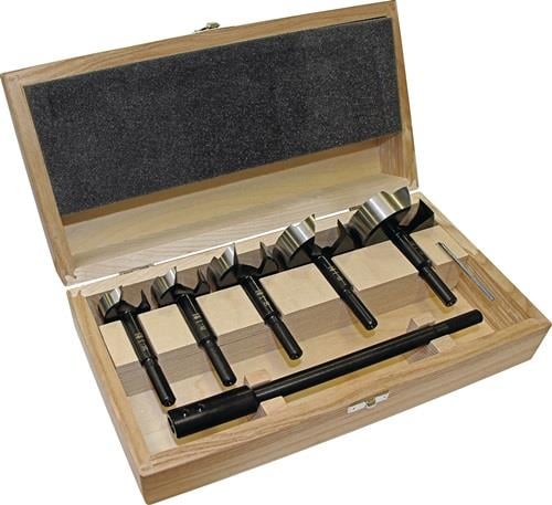 Forstnerbohrer Set in Holzkassette