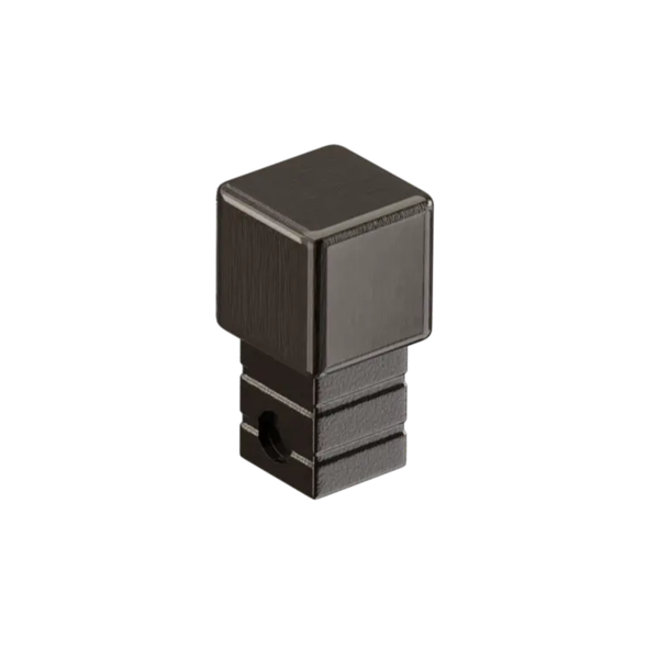 Endstück für Gardinenstange, Würfelform