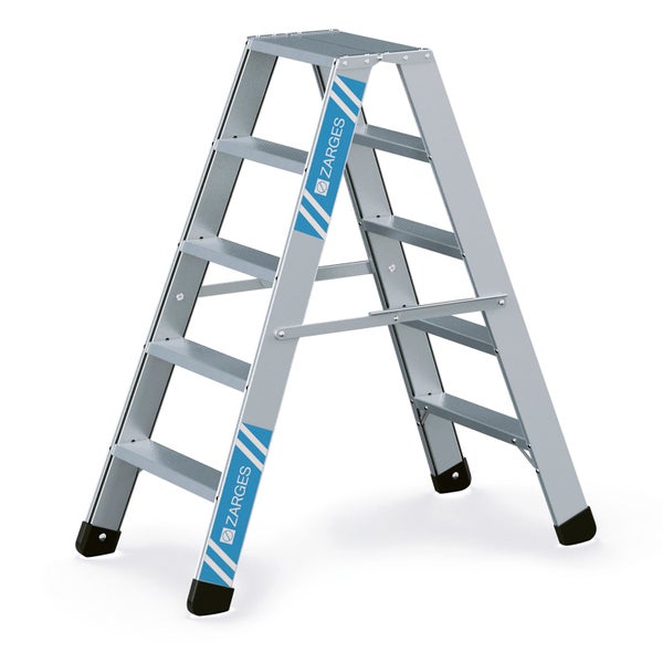Zarges Stehleiter mit vier Stufen