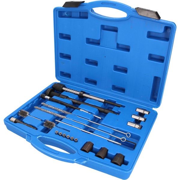 BRILLIANT TOOLS Injektorsitz- und Schacht-Reinigungs-Satz 21tlg. - BT551300