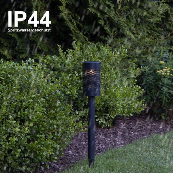 Gartenleuchte mit Schutzart IP44 gegen Spritzwasser