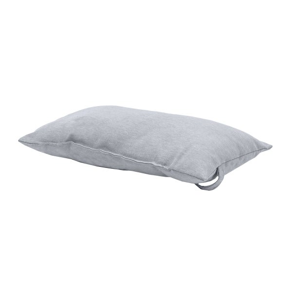 Kissen Panama hellgrau - ca. 24x40 cm - 4er-Set