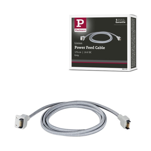 Linion Einspeisekabel Grau 1,75m