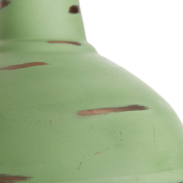 Detailansicht einer Deckenleuchte im Vintage-Stil