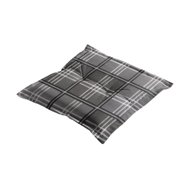 Sitzkissen Patchy grau - Ca. 50x50 cm - 4er-Set