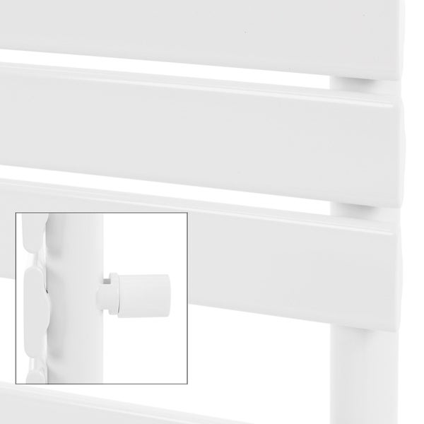 LuxeBath Badheizkörper Steam 500x1800 mm, Weiß, Mittelanschluss 50 mm, Einlagig, Flach, Vertikal, Design Heizkörper Handtuchwärmer Handtuchtrockner Handtuchheizkörper Paneelheizkörper Heizung