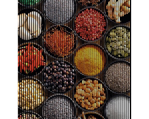 Akustikpaneel digital bedruckt Spice 2 19x2253x2400 mm Set = 4 Einzelpaneele