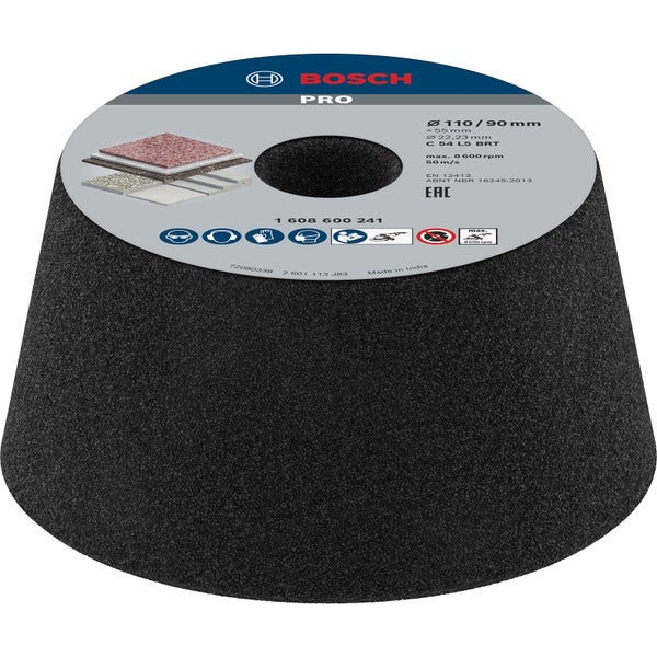 Bosch PRO Metal Konischer Schleiftopf 90 x 110 x 55 mm G54 - 1608600241