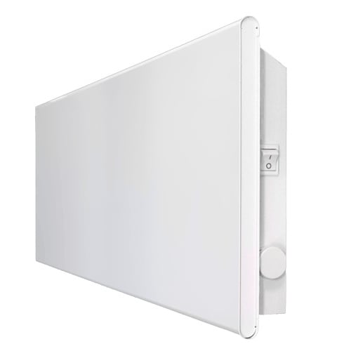 Konvektor Quality Heating Adax Eco Basic 47x33 cm 400 W Stahl Weiß inkl. Wandmontage-Halterung, mechanischem Thermostat, IP24 spritzwassergeschützt