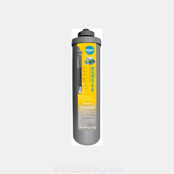 Blue Filters Wasserfilterkartusche AC-CTO-HF-10-NL für Wasseraufbereitungsanlagen.