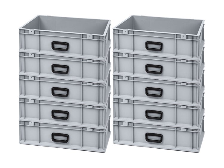 PROREGAL Eurobox Nextgen Portable Uno HxBxT 17 x 40 x 60 cm 34 Liter Eurobehälter Transportbox Transportbehälter Stapelbehälter