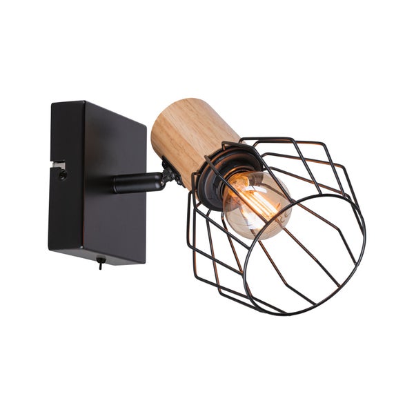 Spotlight Lanka E14 230V max. 20W dimmbar Schwarz