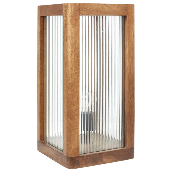 Tischleuchte KOLIDAM Mango Holz Braun