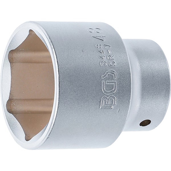 BGS Steckschlüssel-Einsatz Sechskant Antrieb Innenvierkant 20 mm (3/4) SW 48 mm - 3448