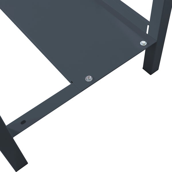 PROREGAL Werkbank Giant Rhino Plus mit Lochplatte HxBxT 131 x 200 x 70 cm Traglast 500 kg Anthrazitgrau