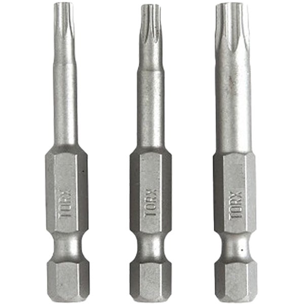 Drei Torx Bits