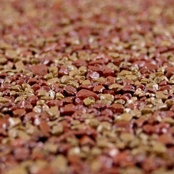 Terralith Metallic - Steinteppich metallic mix 102 für 1 qm - außen -