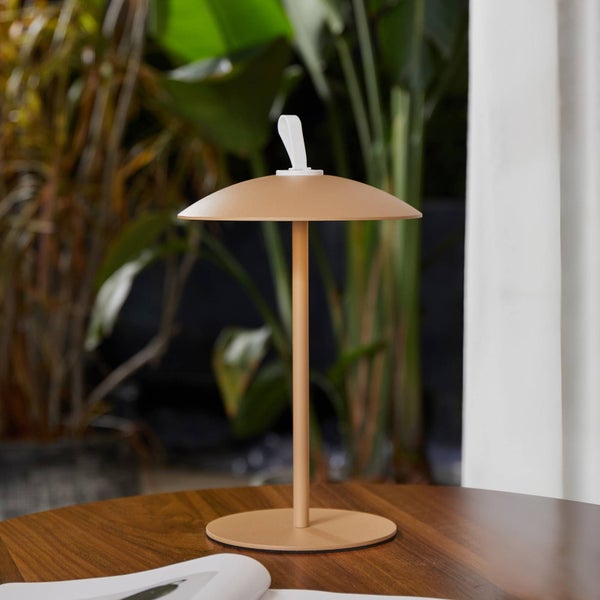 Lindby LED Kanani dimmbar (spritzwassergeschützt (Modern) in Braun aus Metall (1 flammig, )
