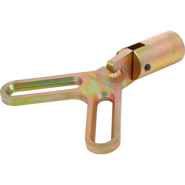 Werkzeugsatz zur Demontage von Radnaben und Radlagern in einem blauen Koffer