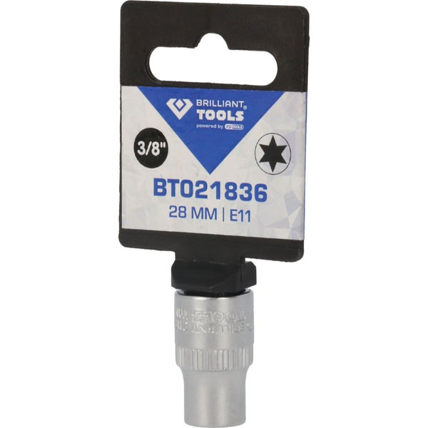 BRILLIANT TOOLS 3/8 Torx-E-Stecknuss E11 - BT021836