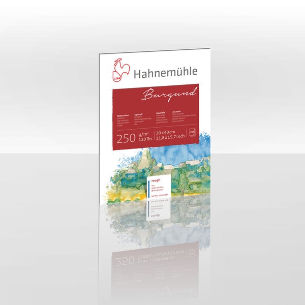 Hahnemühle Papier Burgund, 30 x 40 cm, 250 g/m²