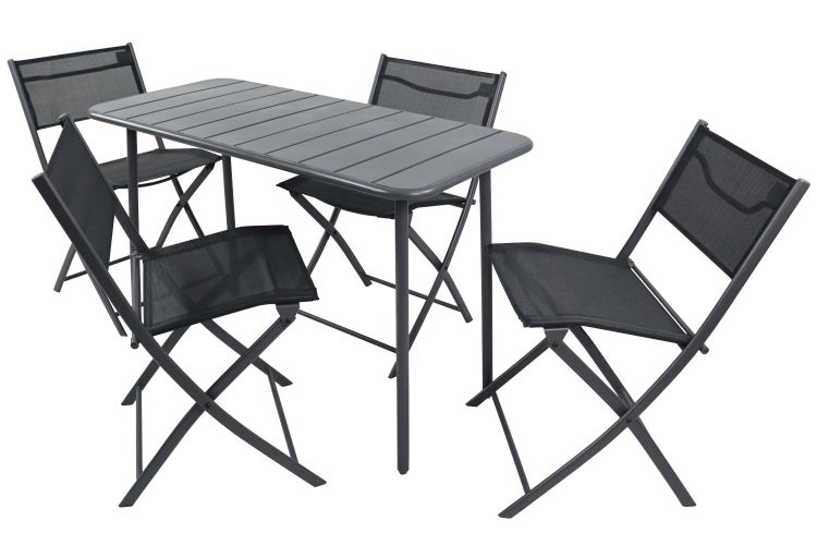 5 tlg. Bistroset Balkonset Gartenset Sumila 110x55