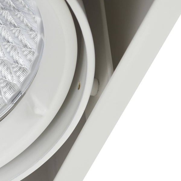 Arcchio LED Deckenleuchte Cirdan (Modern) in Weiß aus Aluminium, - Lampe Deckenlampe Wohnzimmerleuchte