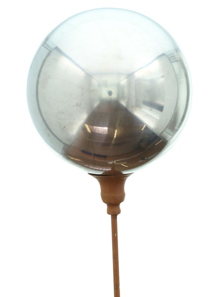 FRANK FLECHTWAREN | Metallstecker Kugel, METALL, L: 118 cm, Kugel: D: 15cm