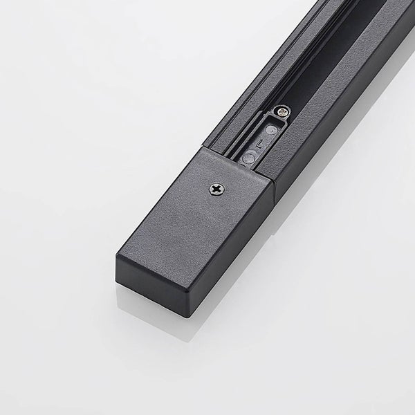 Lindby Stromschienenleuchte Linaro in Schwarz - 1-Phasen Stromschiene, Stromschienenstrahler