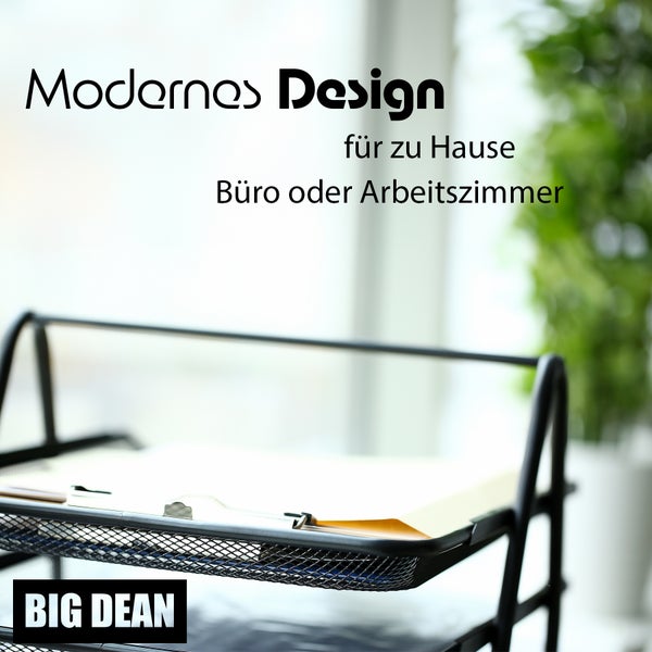 BIG DEAN Briefablage mit Dokumenten für Haus, Büro oder Arbeitszimmer