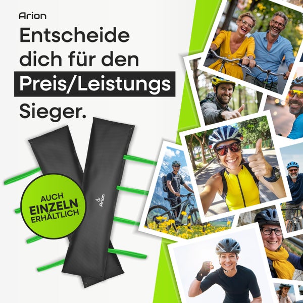 2 Stk. Lenkerschutzhülle E-Bike I Heckträger Transportschutz I Fahrrad Abdeckung I Regenschutz Hülle wasserdicht für Fahrradträger I Ebike Lenkerschutz Schutzhülle Lenker Regenhülle E Bike ARION