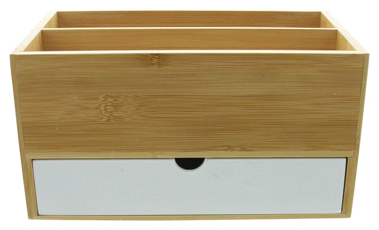 FRANK FLECHTWAREN | Organizer Naturelle, BAMBUS, 25,5 x 15,5 x 13,5 cm