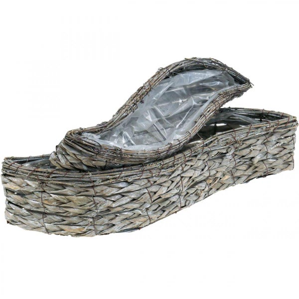 Pflanzgefäß aus Wasserhyazinthe