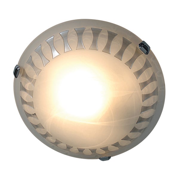 Runde Deckenleuchte mit dekorativem Muster