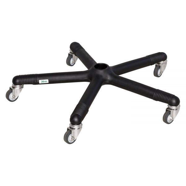 Drehstuhlfußkreuz mit fünf Rollen