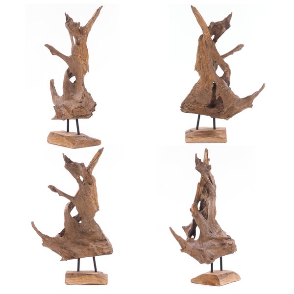 Skulptur  ROOTS 40 Wurzel Treibholz Unikat naturfarben