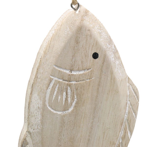 Dekorativer Fisch aus Holz zum Aufhängen