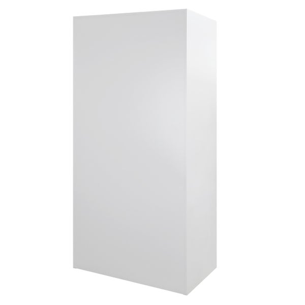 PROREGAL Flügeltürschrank Owl mit 4 Fachboden HxBxT 195 x 95 x 50 cm Lichtgrau Anthrazitgrau