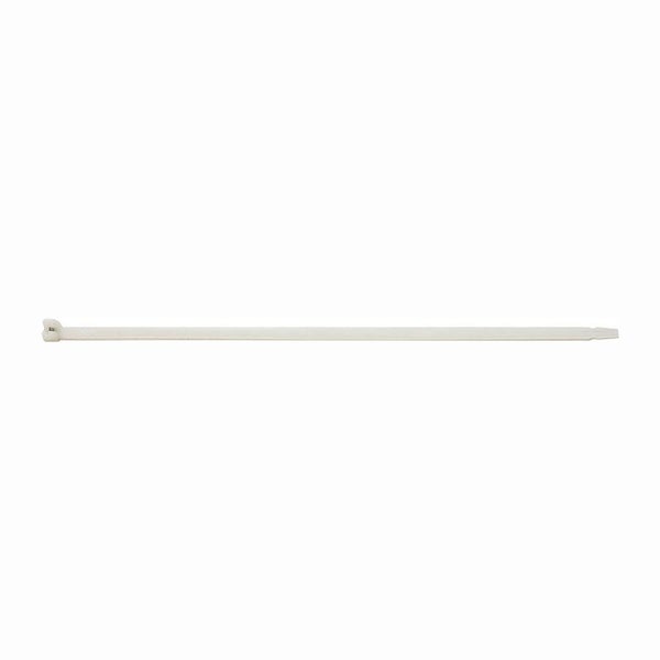SAPISELCO 100x Kabelbinder Länge 200 mm Breite 3,5 mm natur mit Stahlnase - MET.2.2111R