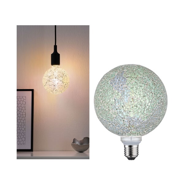 Miracle Mosaic Edition Standard 230V LED Globe G125 E27 470lm 5W 2700K dimmbar Weiß