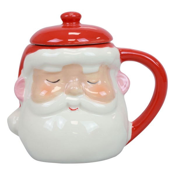 Santa Claus Teetasse mit Deckel