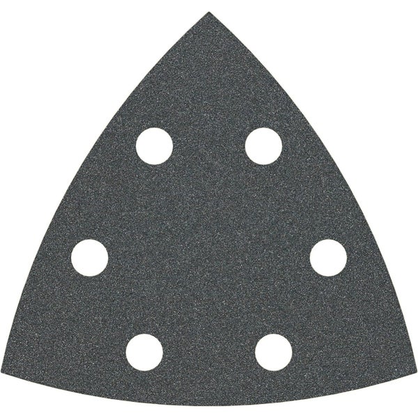 Dreieckiges Schleifpapier mit Löchern