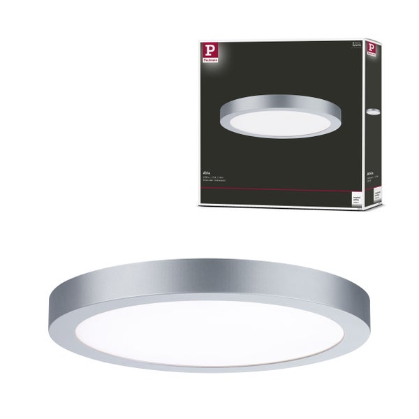 LED Panel Abia rund 300mm 22W 2200lm 4000K Chrom matt