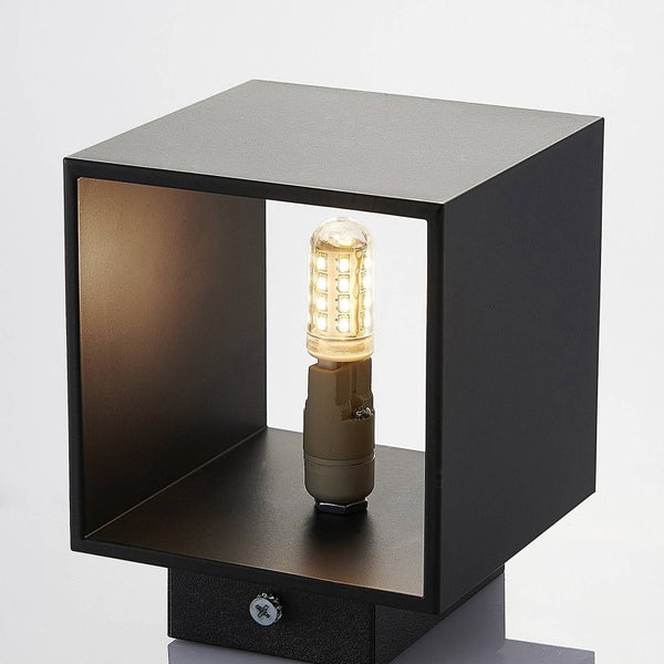 Lindby Wandleuchte, Wandlampe Innen Mirza (Modern) in Schwarz aus Aluminium (1 flammig G9) - Wandstrahler Wandbeleuchtung Schlafzimmer / Wohnzimmer Licht nach oben & unten Wohnzimmerleuchte
