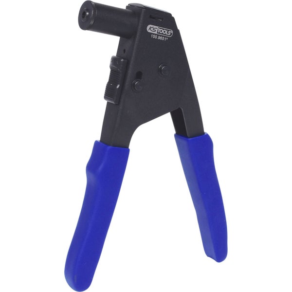 KS Tools Blindnietzange mit blauen Griffen