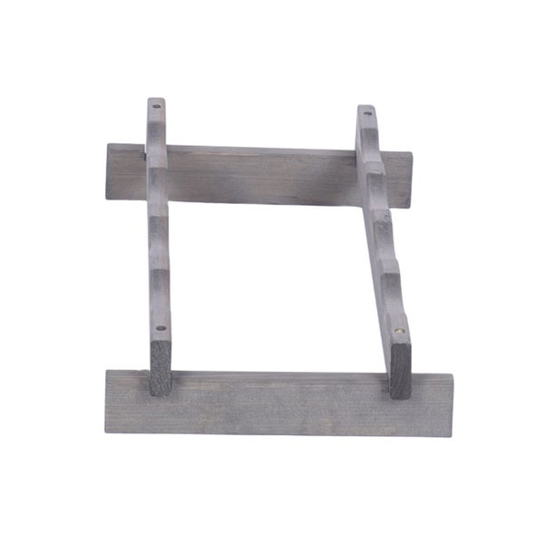 Weinregal VINOTECA FLEX PRO HxBxT 9x46x28cm 4 Flaschen auf 1 Ebene Massives Kiefernholz Grau
