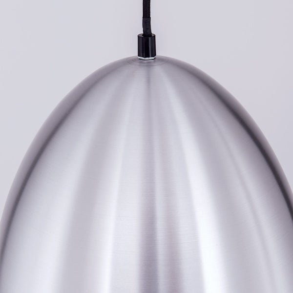 Hängeleuchte Loft 30 x 27 cm Silber Matt 1 x E27